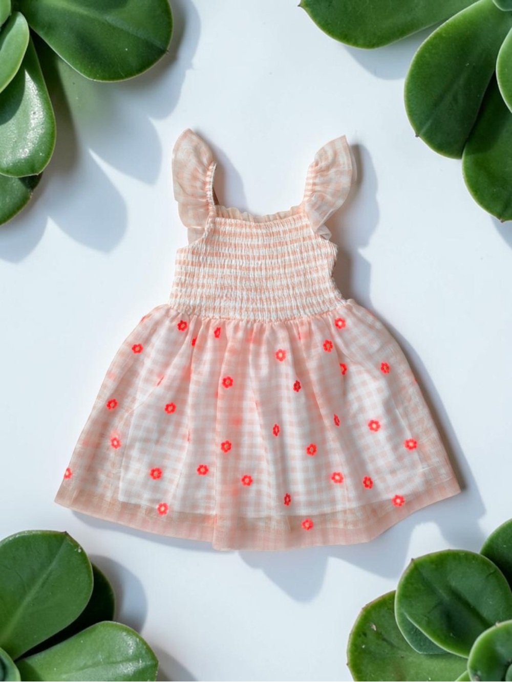 Cat & Jack Toddler Girls' Embroidered Floral Tulle Dress